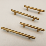 solid brass cabinet pulls  etched brass handles