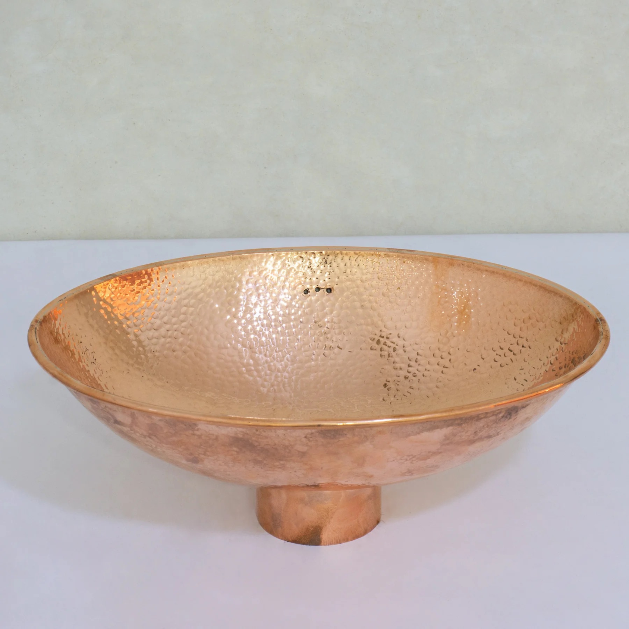 solid copper bathroom sink 