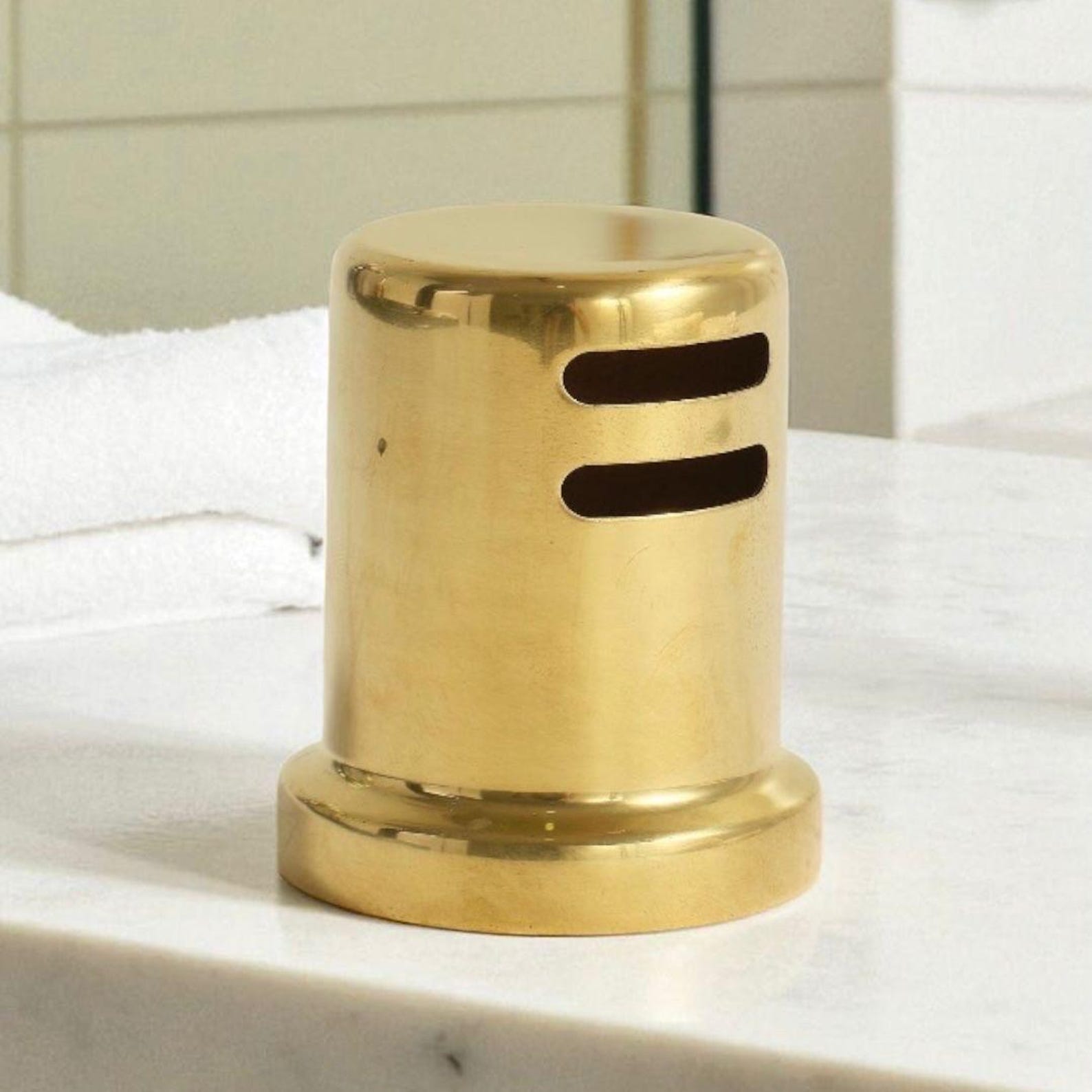 Unlacquered Brass Air Gap Cover