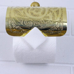azulsouk - unlacquered brass toilet paper holder