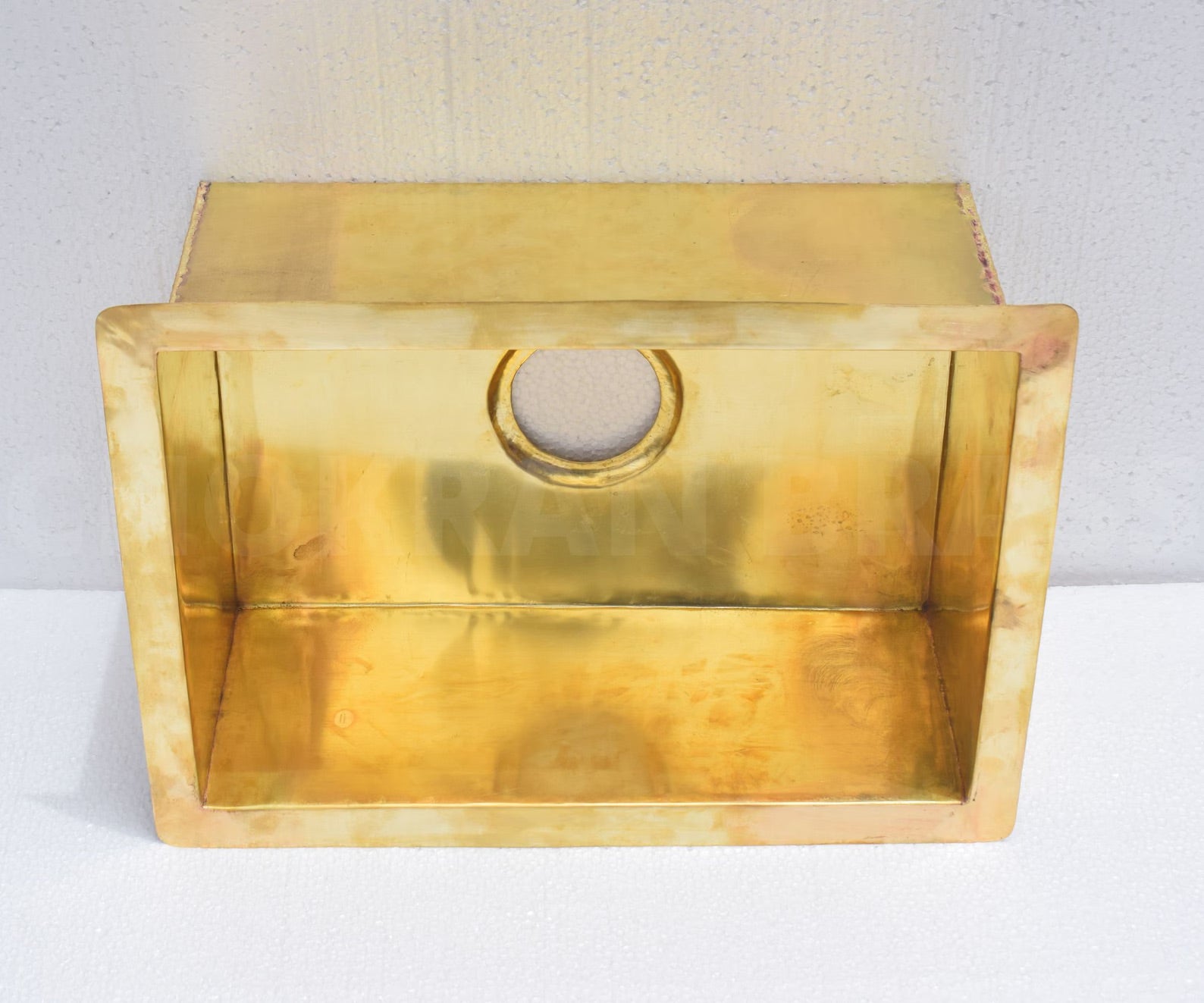Unlacquered Brass Kitchen Sink