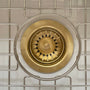 Unlacquered Brass Sink Drain