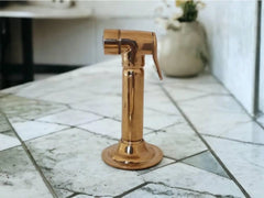 Unlacquered Brass Kitchen Sprayer - kitchen faucet AzulSouk