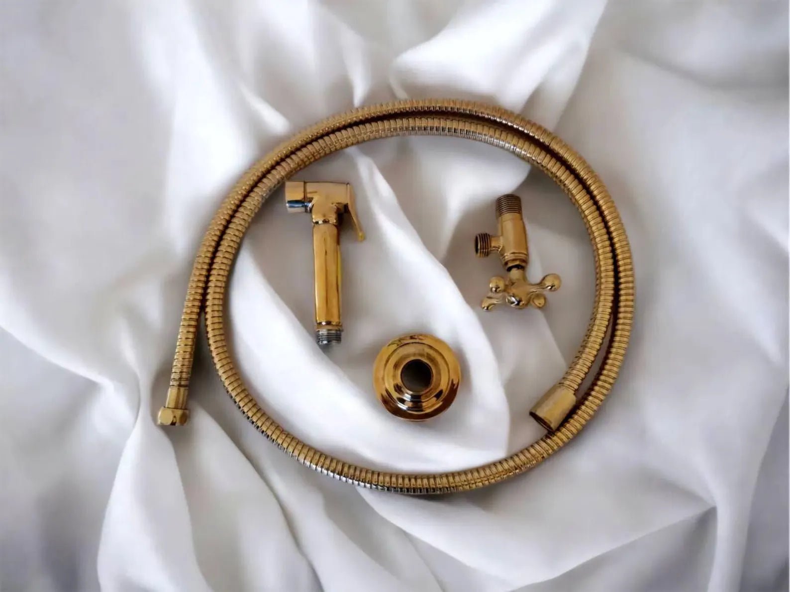 Unlacquered Brass Kitchen Sprayer - kitchen faucet AzulSouk