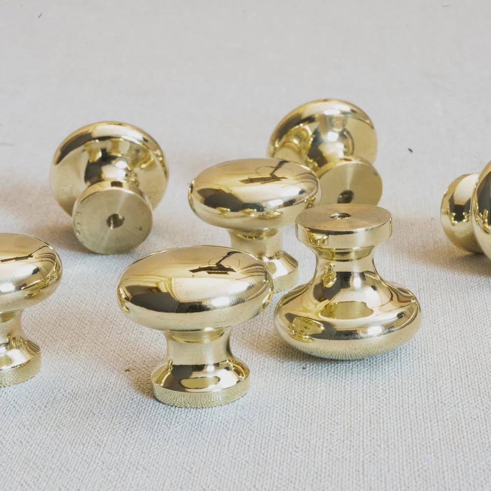 Unlacquered Brass knobs-3