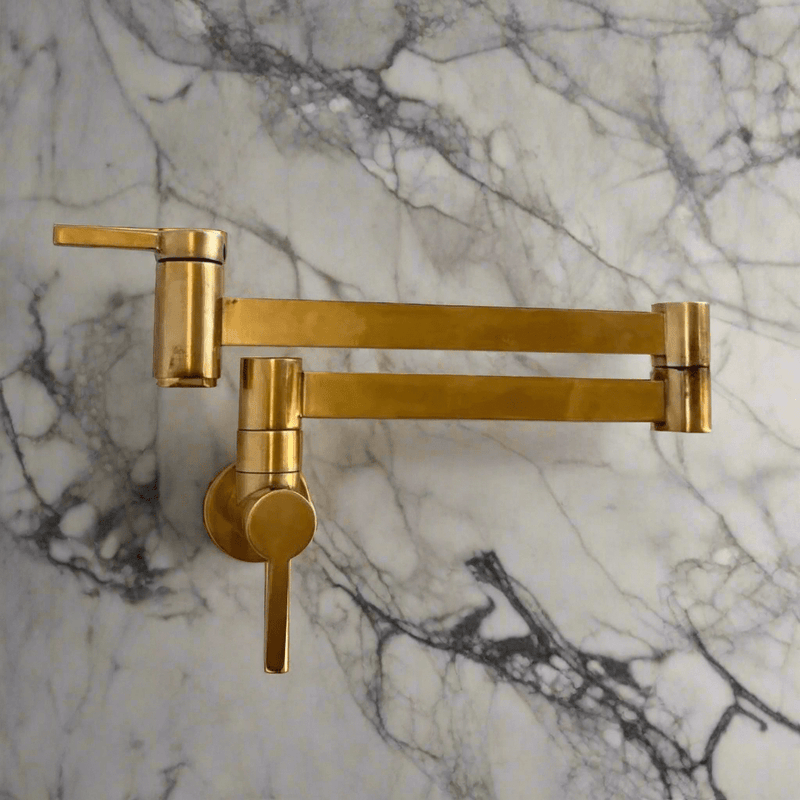 Unlacquered brass Pot Filler-zoom-
