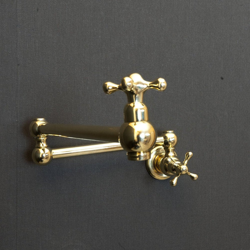 Unlacquered Brass Pot Filler-zoom-