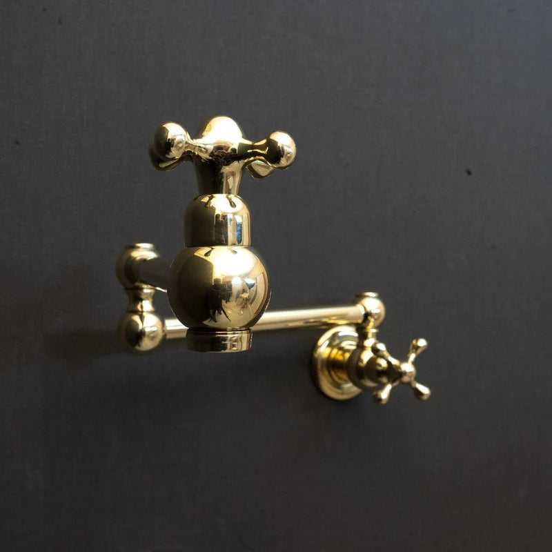 Unlacquered Brass Pot Filler-zoom-