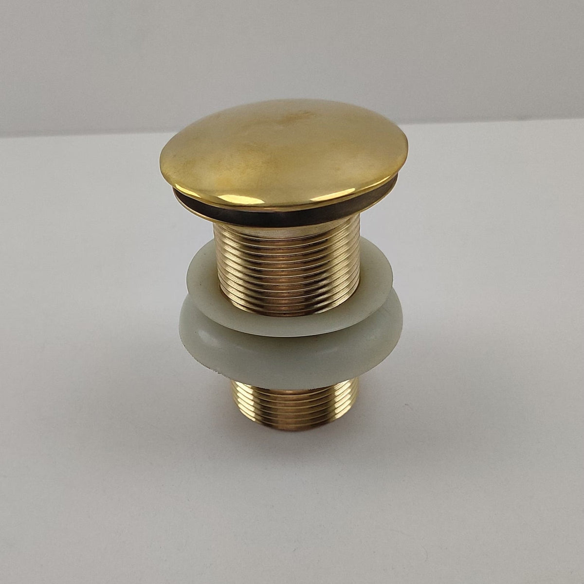 unlacquered brass push up drain