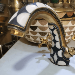 Unlacquered Brass & Resin Single Hole Vanity Faucet - bathroom faucet AzulSouk