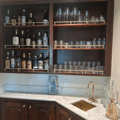 Unlacquered Brass Shelf Rail - Hooks & Hangers AzulSouk