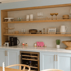 Unlacquered Brass Shelf Rail - Hooks & Hangers AzulSouk