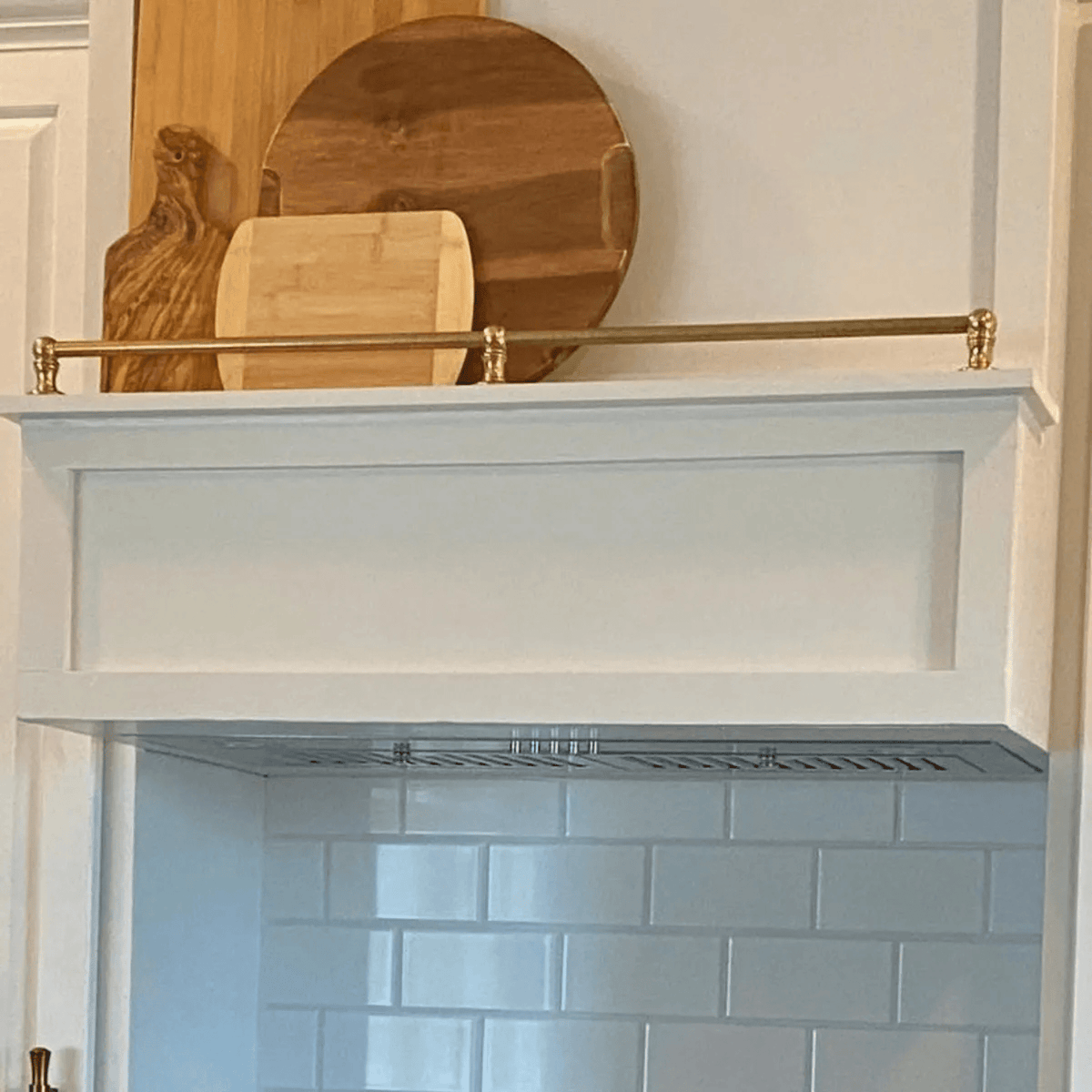 Unlacquered Brass Shelf Rail - Hooks & Hangers AzulSouk