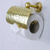 unlacquered brass toilet paper holder AZULSOUK