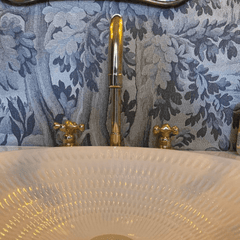 Unlacquered Brass Vanity 3 Holes Faucet - bathroom faucet AzulSouk