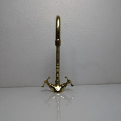 unlacquered brass bathroom vanity aucet single hole 