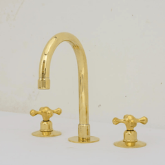 Unlacquered Brass Vanity Faucet - bathroom faucet AzulSouk