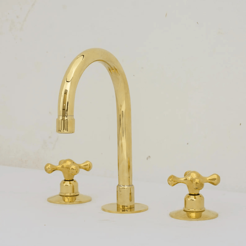 Unlacquered Brass Vanity Faucet-zoom-