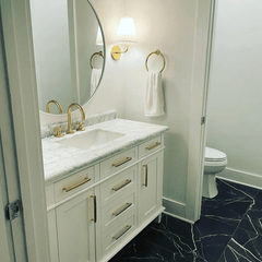 Unlacquered Brass Vanity Faucet - bathroom faucet AzulSouk