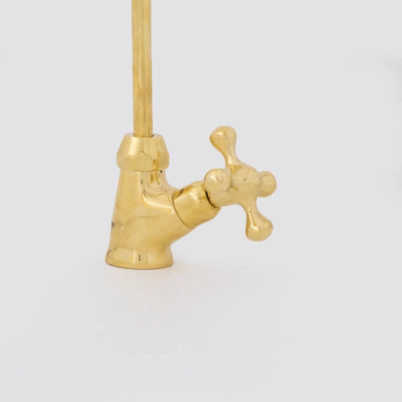Unlacquered Brass Water Dispenser Kitchen Faucet | Single Hole Cold Water Tap-4