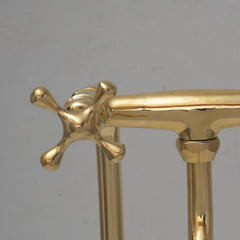 Unlacquered Solid Brass Bridge Faucet - bridge faucet AzulSouk