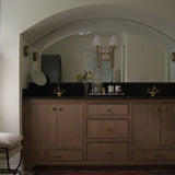  unlacquered brass bathroom faucet single hole 