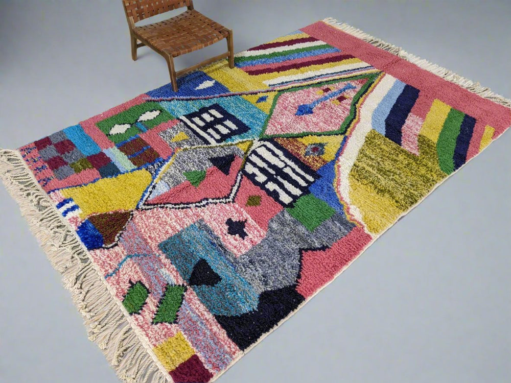 Vintage Style Moroccan Rug - Vintage Rugs AzulSouk
