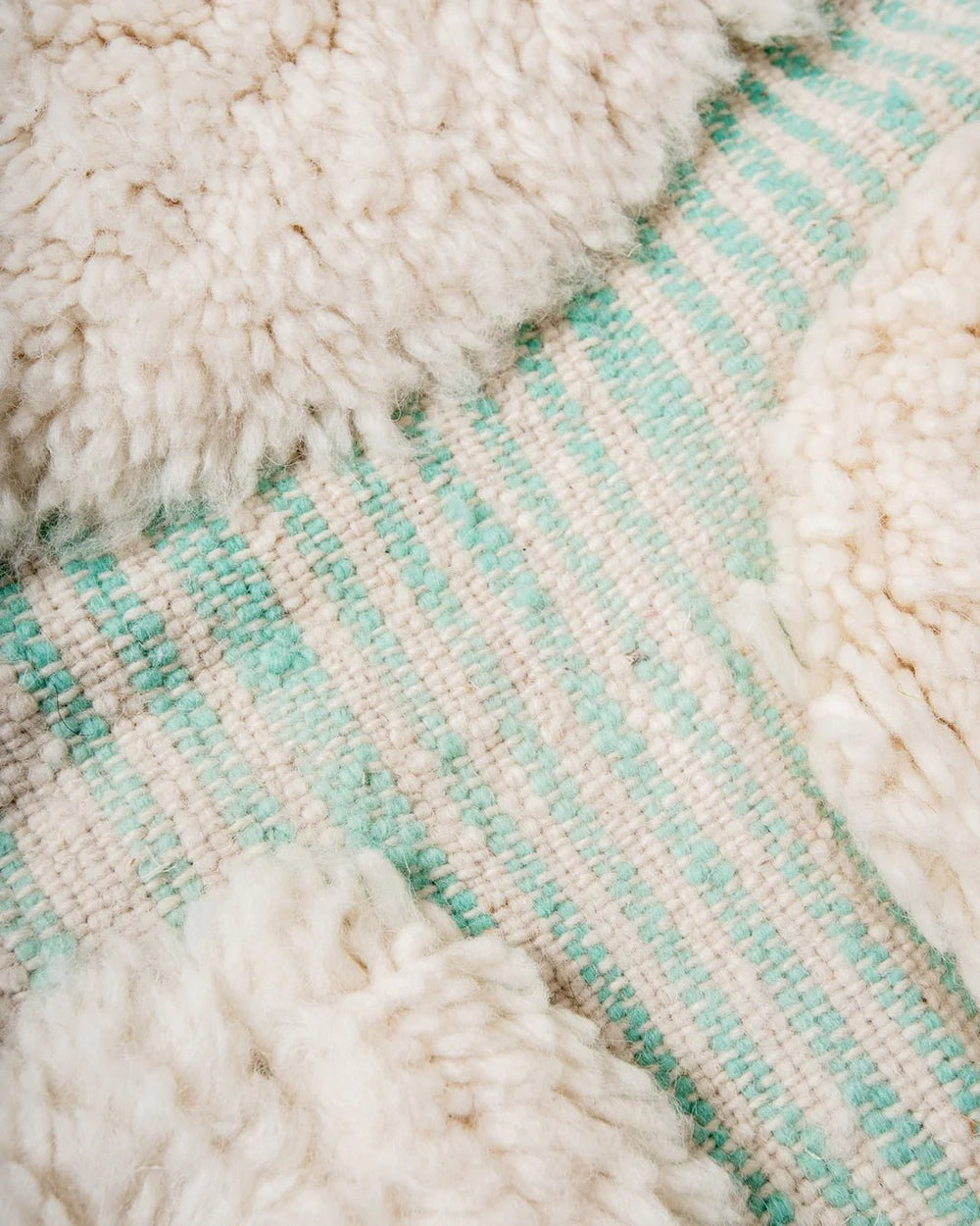 White Moroccan Rug - Modern Rugs AzulSouk